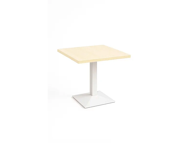 Mesas Bar - Mesa Kuat White 60 cm - Madera clara