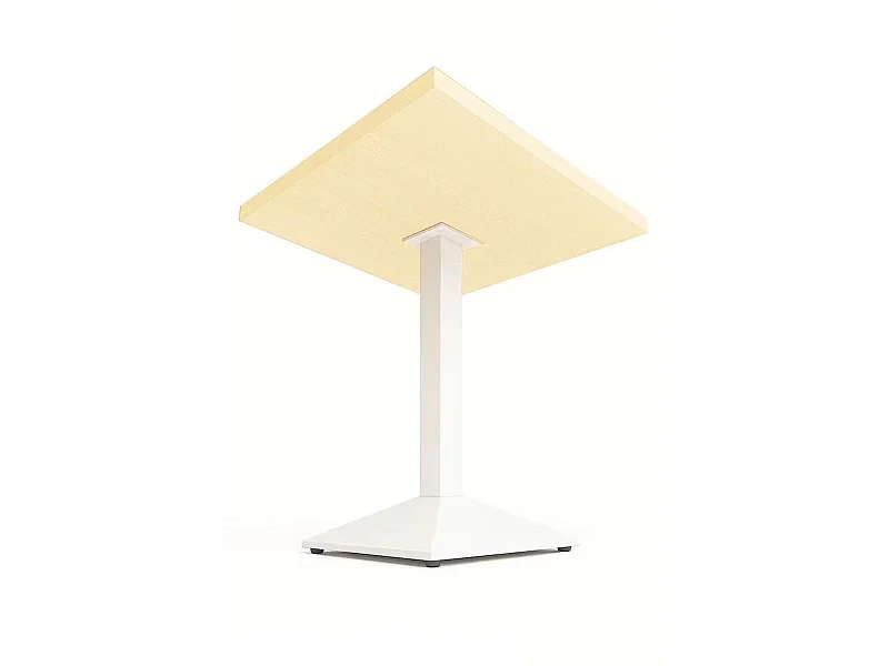 Mesas Bar - Mesa Kuat White 60 cm - Madera clara