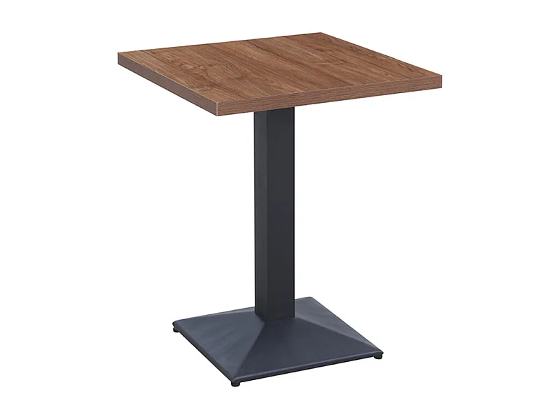 Mesas Auxiliares - Mesa Kuat Black 60 cm - Madera oscura