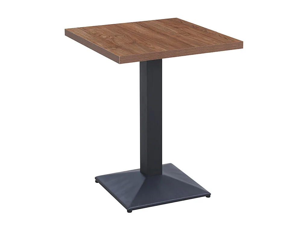 Mesas Auxiliares - Mesa Kuat Black 60 cm - Madera oscura