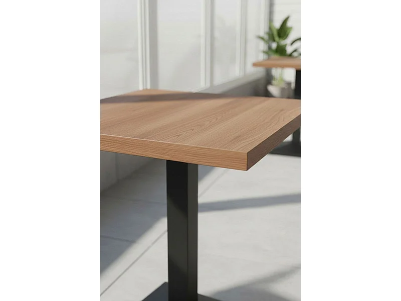 Mesas Bar - Mesa Kuat Black 60 cm - Madera oscura