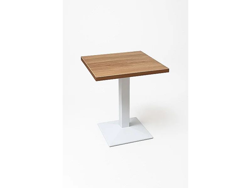 Mesas Bar - Mesa Kuat White 70 cm - Madera oscura