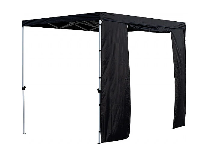 Laterales Individuales Carpas Plegables - Lateral con Puerta 3 Metros Master - Negro