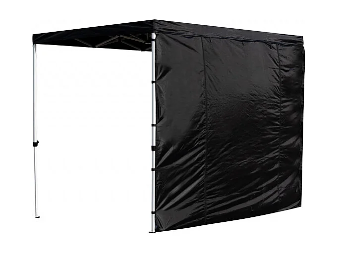 Laterales Individuales Carpas Plegables - Lateral con Puerta 3 Metros Master - Negro