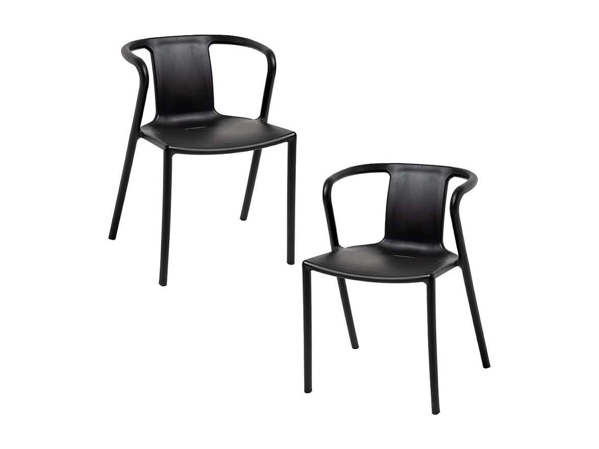 Packs Sillas Jardín - Pack 2 Sillas Indi - Negro