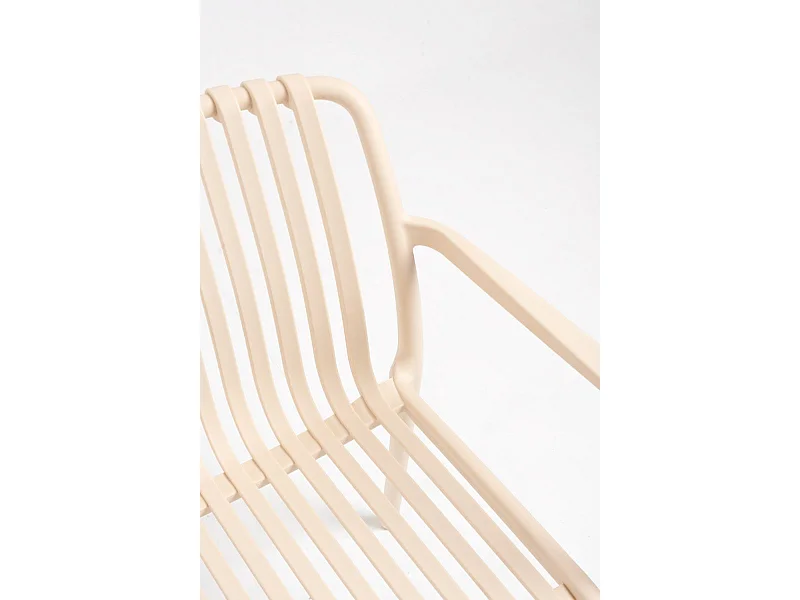 Sillas Jardín - Silla Somer con Reposabrazos - Beige