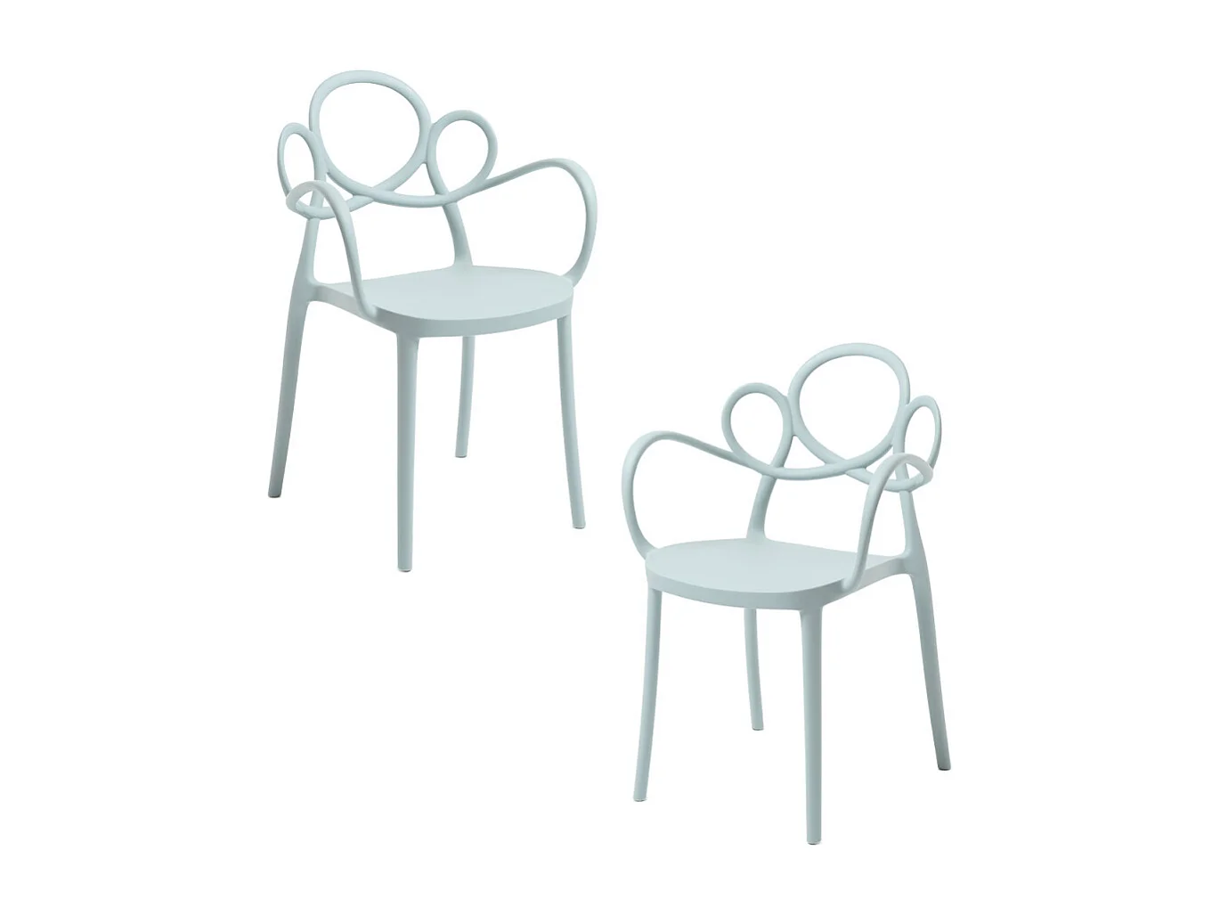 Packs Sillas Jardín - Pack 2 Sillas Sky con Reposabrazos - Azul