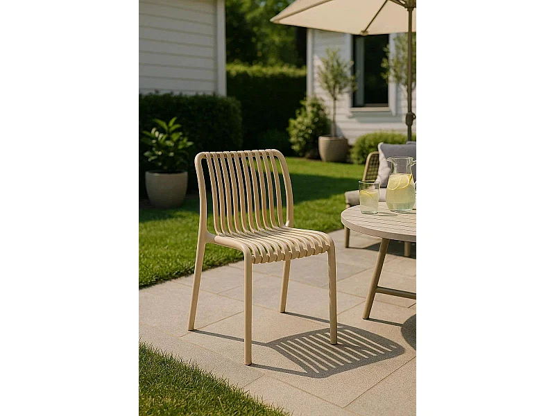 Sillas Jardín - Silla Somer - Beige