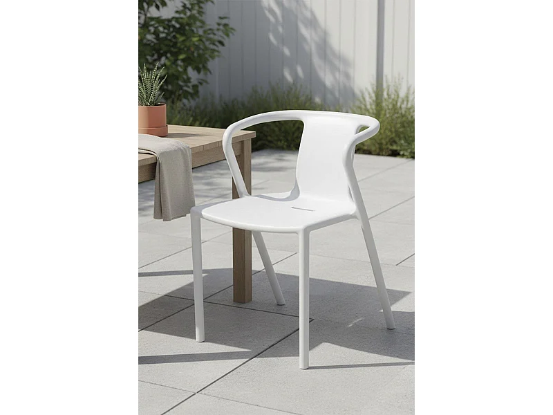 Sillas Jardín - Silla Indi - Blanco