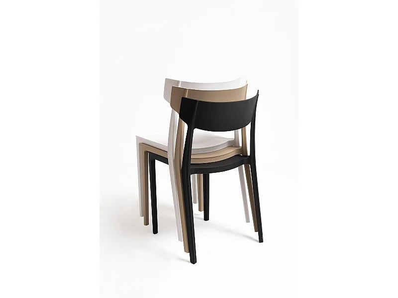 Sillas Jardín - Silla Dolan - Blanco