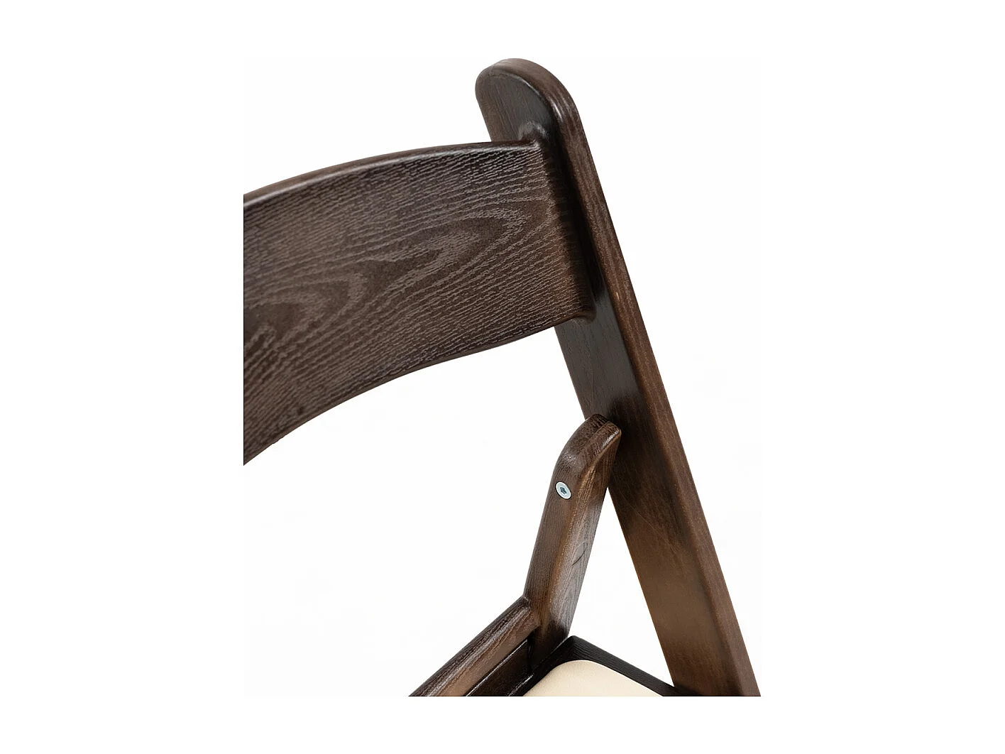 Sillas Plegables - Pack 4 Sillas Gala Plegable con Cojín efecto Madera - Roble oscuro