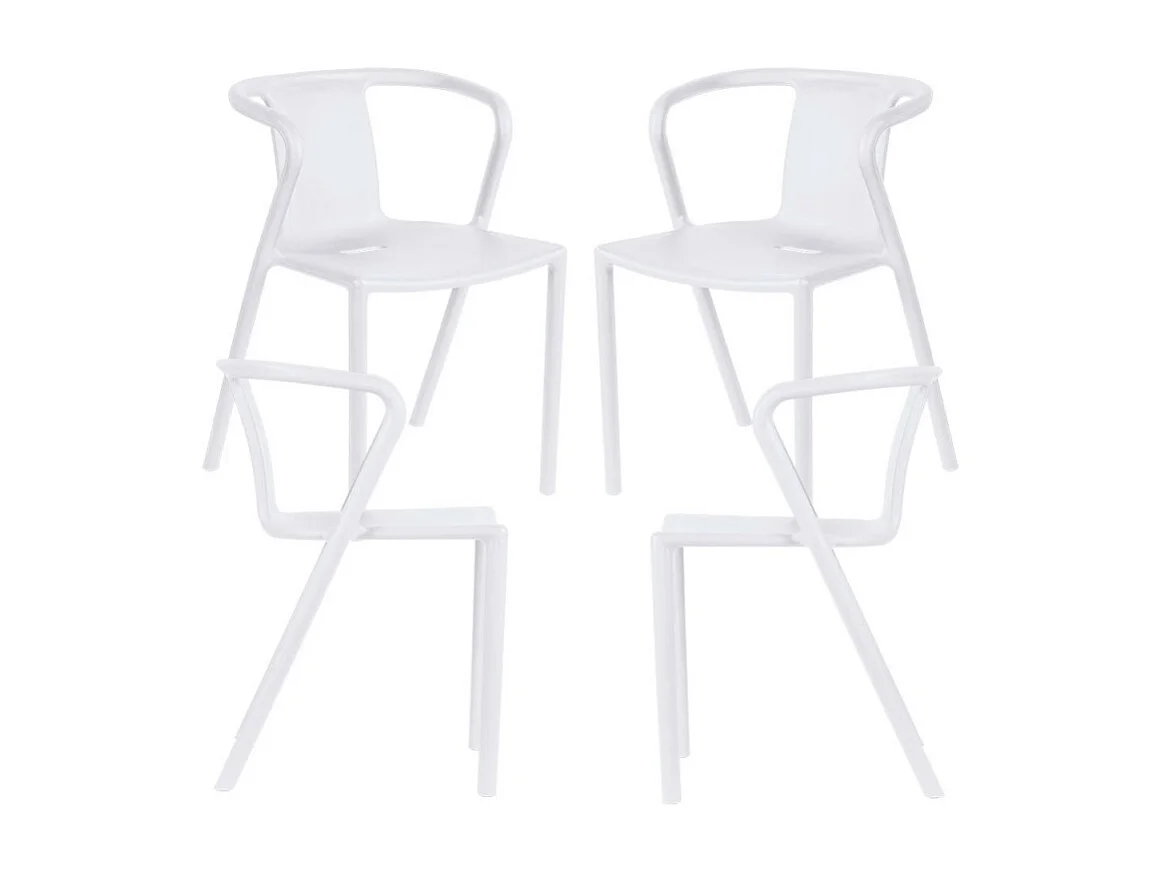 Packs Sillas Jardín - Pack 4 Sillas Indi - Blanco