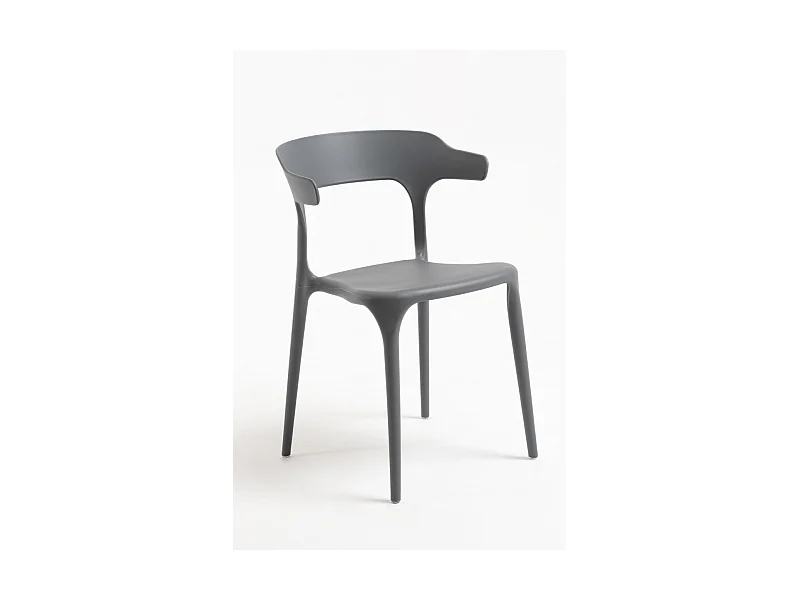 Packs Sillas Jardín - Pack 4 Sillas Teul - Gris oscuro