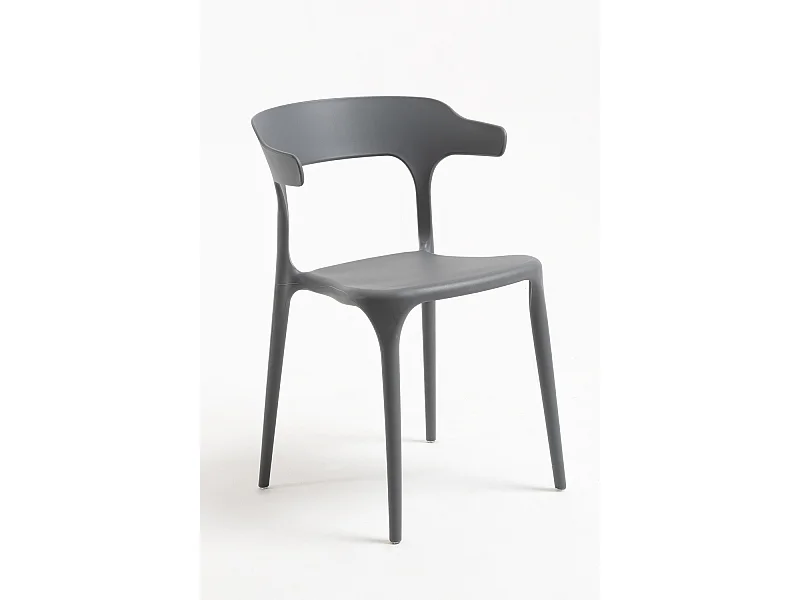 Sillas Jardín - Silla Teul - Gris oscuro