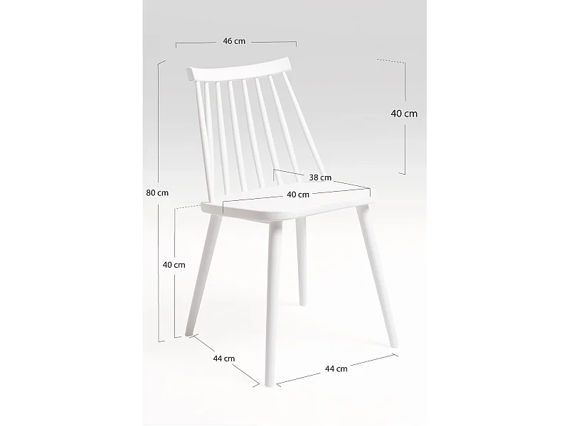 Sillas Jardín - Silla Dodo - Blanco