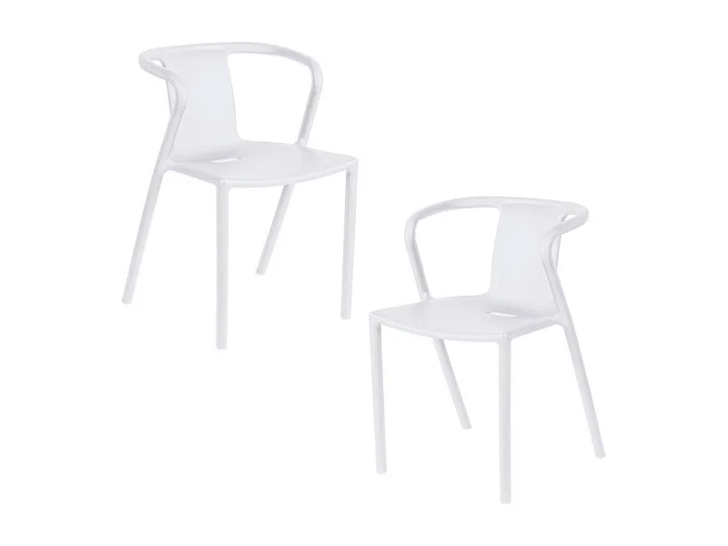 Packs Sillas Jardín - Pack 2 Sillas Indi - Blanco
