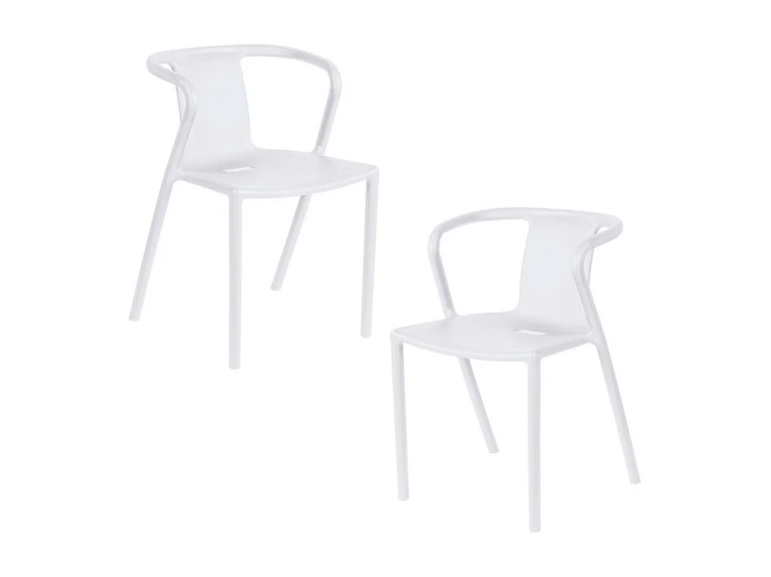 Packs Sillas Jardín - Pack 2 Sillas Indi - Blanco