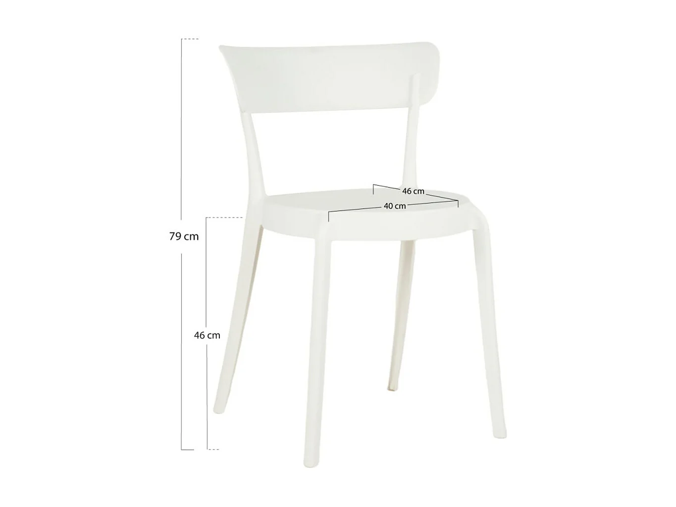 Sillas Jardín - Silla Circle - Blanco