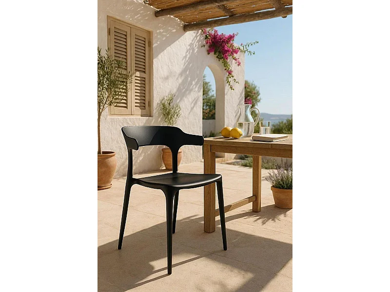 Sillas Jardín - Silla Teul - Negro