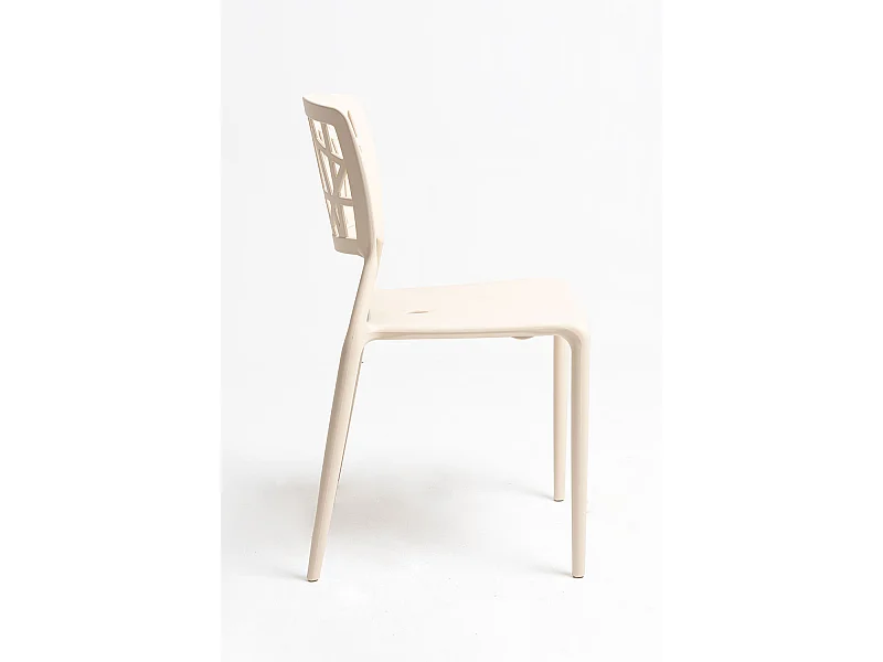 Packs Sillas Jardín - Pack 6 Sillas Delta - Beige