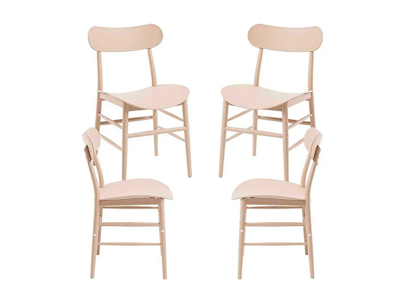 Packs Sillas Jardín - Pack 4 Sillas Teis - Beige