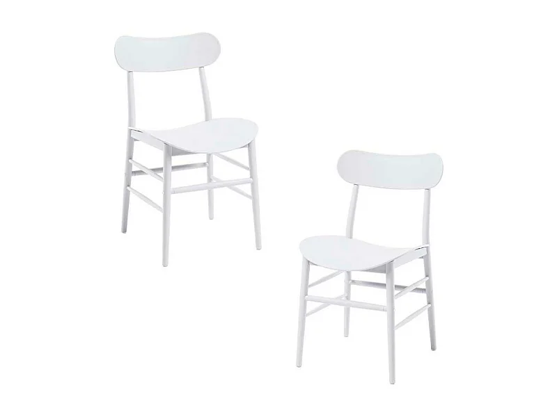 Packs Sillas Jardín - Pack 2 Sillas Teis - Blanco