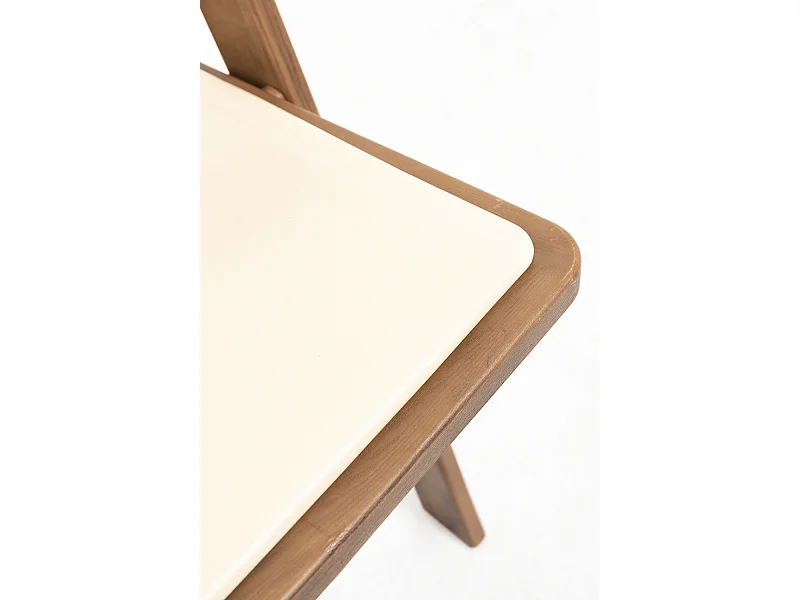 Sillas Plegables - Pack 4 Sillas Gala Plegable con Cojín efecto Madera - Roble Claro