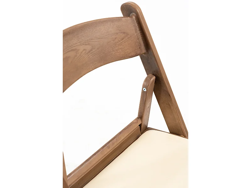 Sillas Plegables - Pack 4 Sillas Gala Plegable con Cojín efecto Madera - Roble Claro