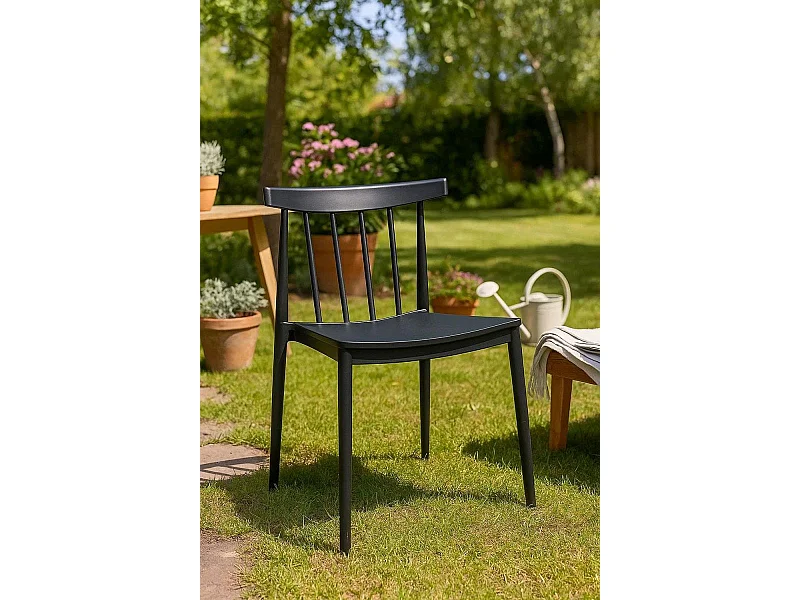 Sillas Jardín - Silla Jako - Negro