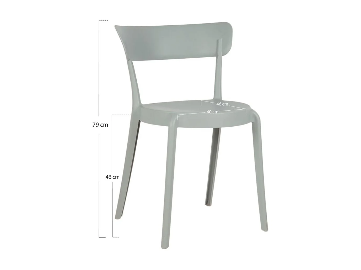 Sillas Jardín - Silla Circle - Gris
