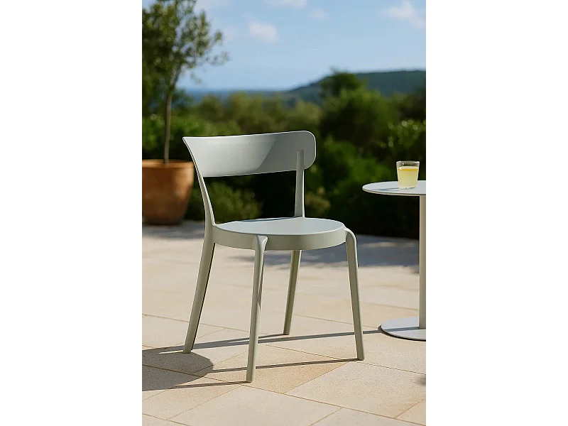 Sillas Jardín - Silla Circle - Gris