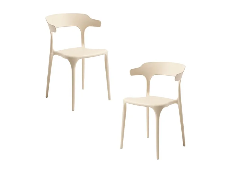 Packs Sillas Jardín - Pack 2 Sillas Teul - Beige