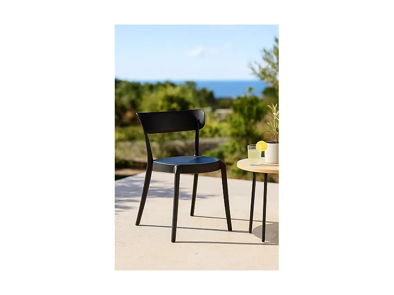 Sillas Jardín - Silla Circle - Negro