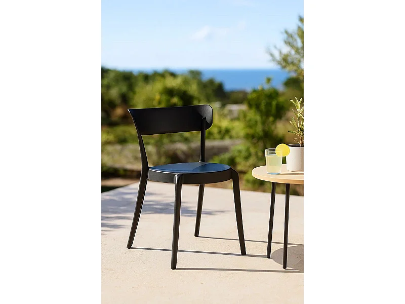 Sillas Jardín - Silla Circle - Negro