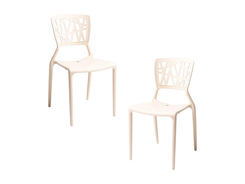 Packs Sillas Jardín - Pack 2 Sillas Delta - Beige