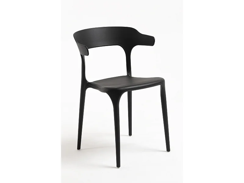 Packs Sillas Jardín - Pack 6 Sillas Teul - Negro