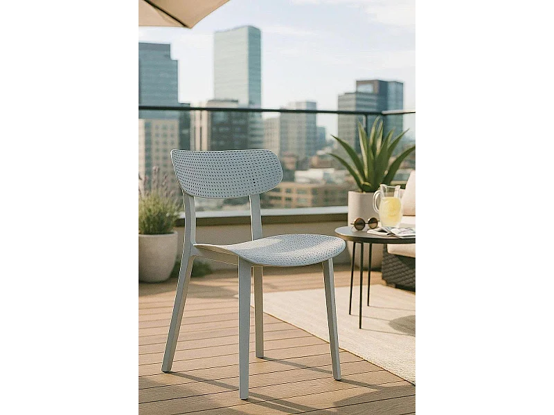 Sillas Jardín - Silla Lala - Gris