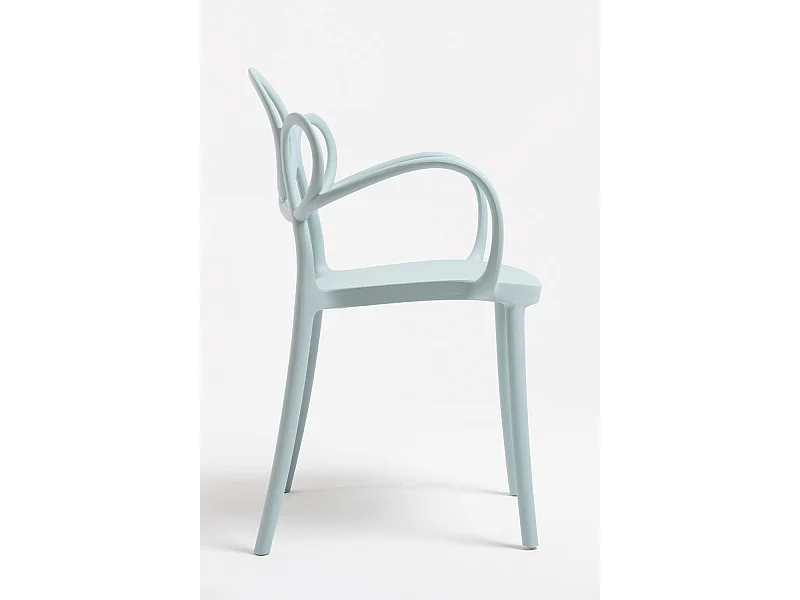 Packs Sillas Jardín - Pack 4 Sillas Sky con Reposabrazos - Azul