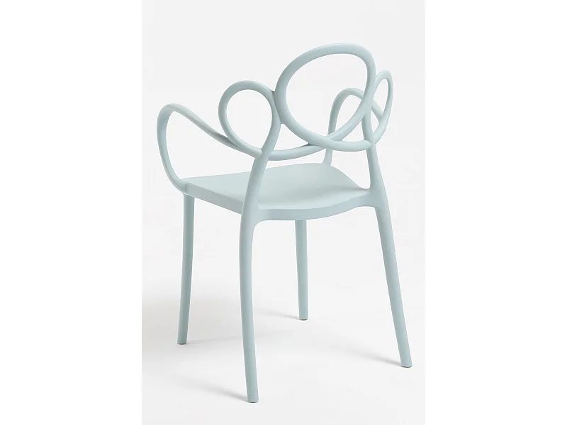 Packs Sillas Jardín - Pack 4 Sillas Sky con Reposabrazos - Azul