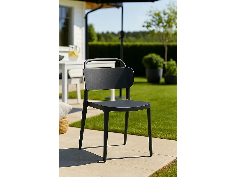 Sillas Jardín - Silla Koli - Negro