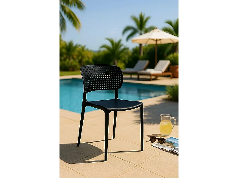 Sillas Jardín - Silla Golo - Negro