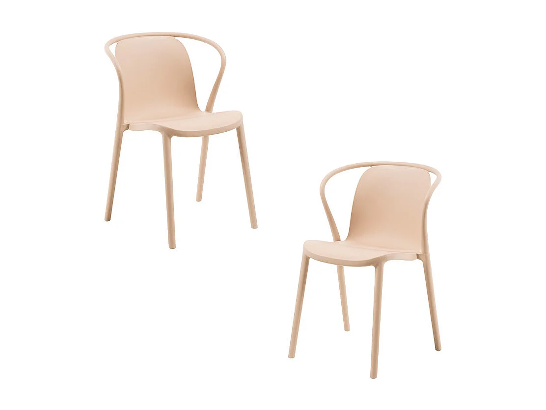 Packs Sillas Jardín - Pack 2 Sillas Zotli - Beige