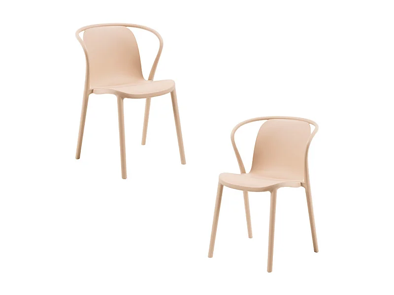 Packs Sillas Jardín - Pack 2 Sillas Zotli - Beige