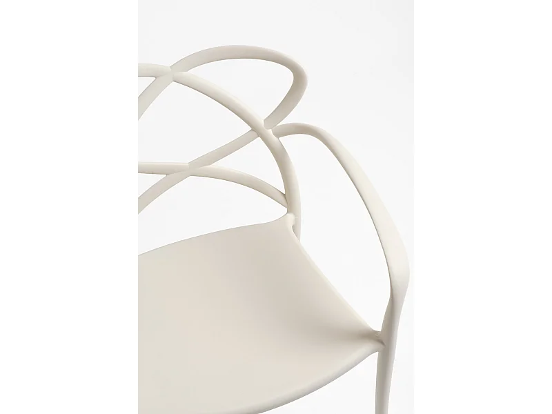 Sillas Comedor - Silla Vella con Reposabrazos - Crema