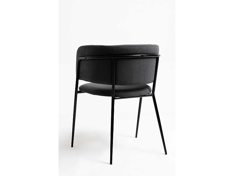 Sillas Comedor - Silla Moniel en Pana - Gris