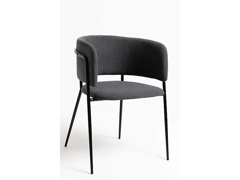 Sillas Comedor - Silla Moniel en Pana - Gris