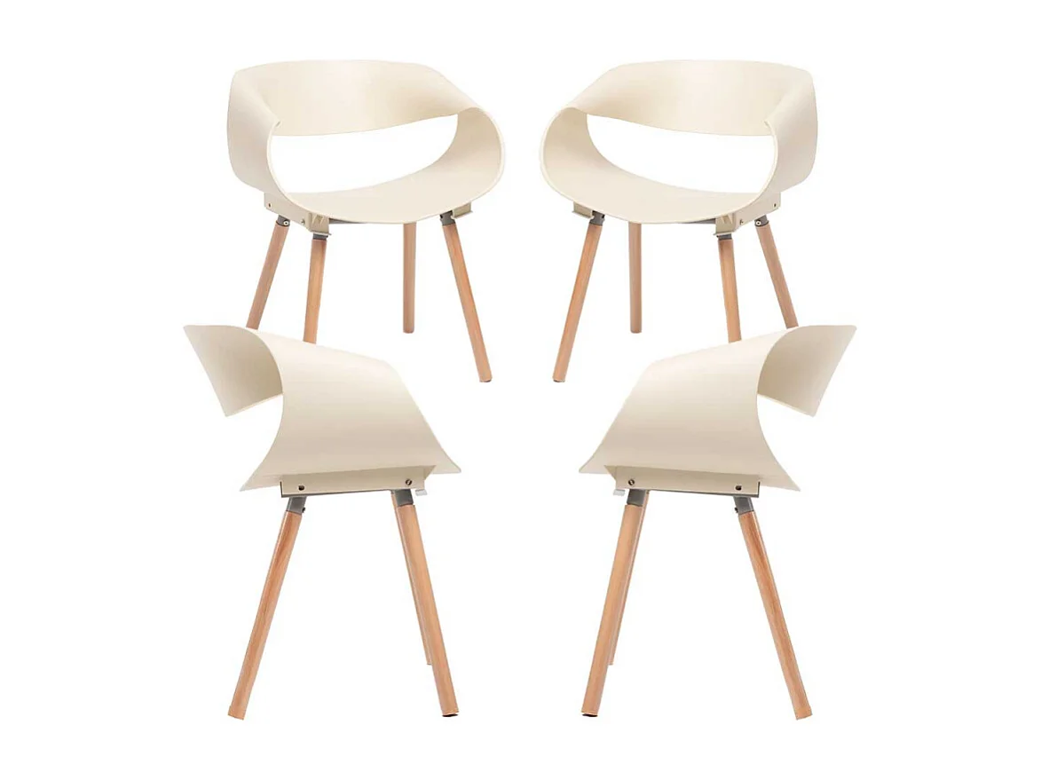 Packs Sillas Comedor - Pack 4 Sillas Cappio - Beige