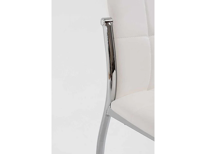 Silla Galet Para Comedor – Diseño Moderno, Estructura Metálica, Asiento Tapizado, Color Negro