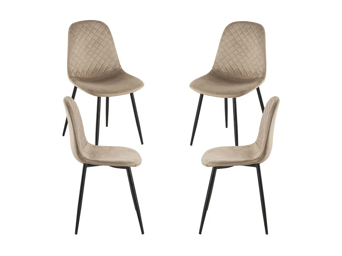 Packs Sillas Comedor - Pack 4 Sillas Boide - Beige
