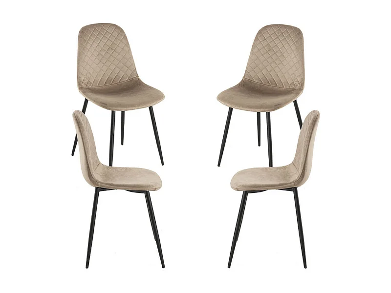 Packs Sillas Comedor - Pack 4 Sillas Boide - Beige